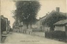 Carte postale ancienne - Gamarde-les-Bains - Rue Principale