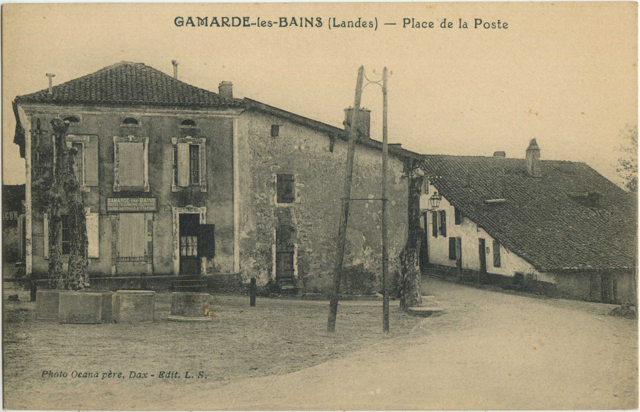 Gamarde-les-Bains - Place de la Poste