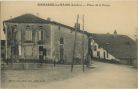 Carte postale ancienne - Gamarde-les-Bains - Place de la Poste