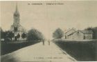 Carte postale ancienne - Gamarde-les-Bains - L'Église et l'École