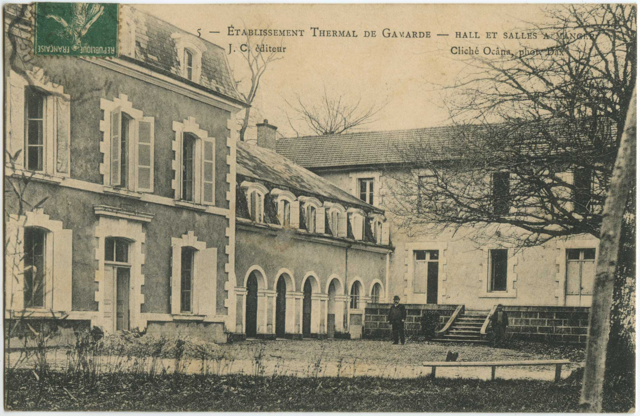 Gamarde-les-Bains - Établissement Thermal de Gamarde - hall et salles a manger