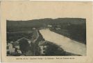 Carte postale ancienne - Guiche - Quartier Portes - La Bidouze - Pont du Chemin de fer