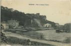 Carte postale ancienne - Guiche - Port et bateau l'<i>Éclair</i> Carte postale ancienne - Guiche - Port et bateau l'<i>Éclair</i>