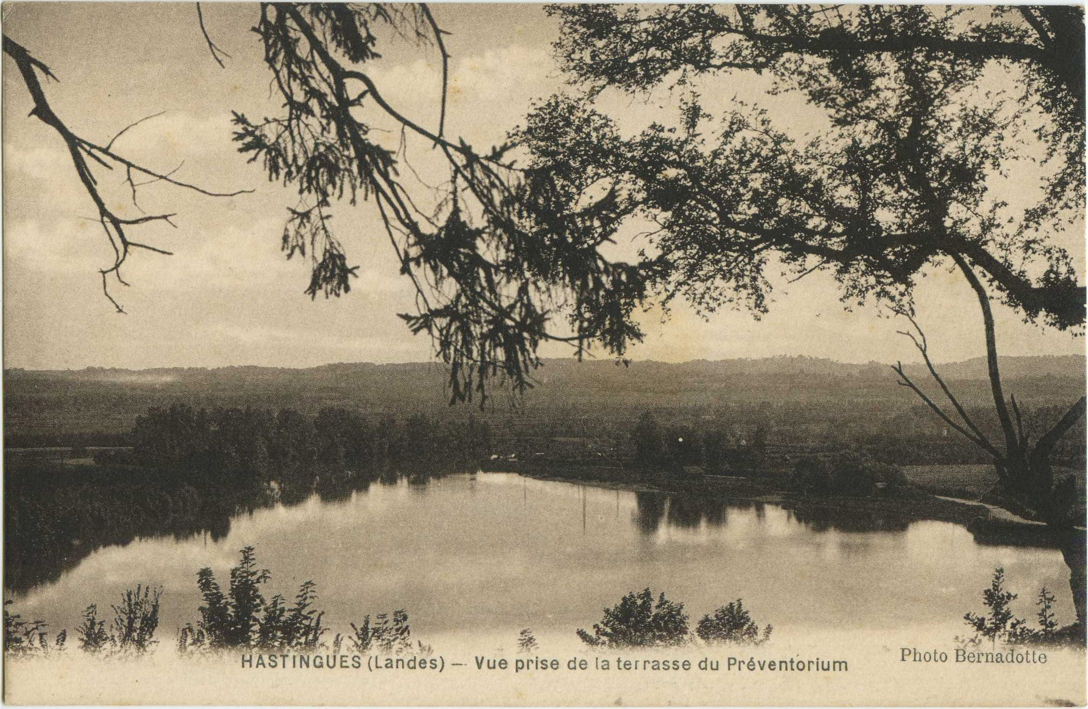 Hastingues - Vue prise de la terrasse du Préventorium