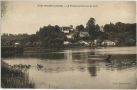 Carte postale ancienne - Hastingues - Le Préventorium vu du port