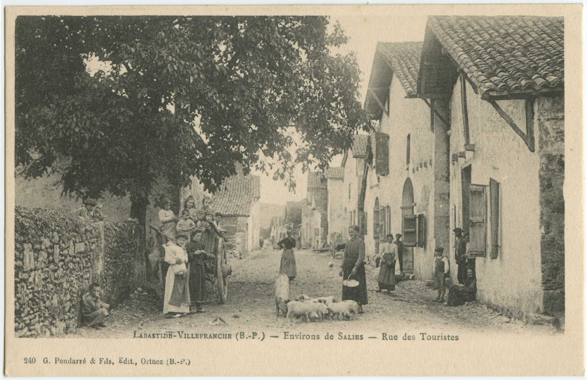 Labastide-Villefranche - Environs de S<small>ALIES</small> - Rue des Touristes