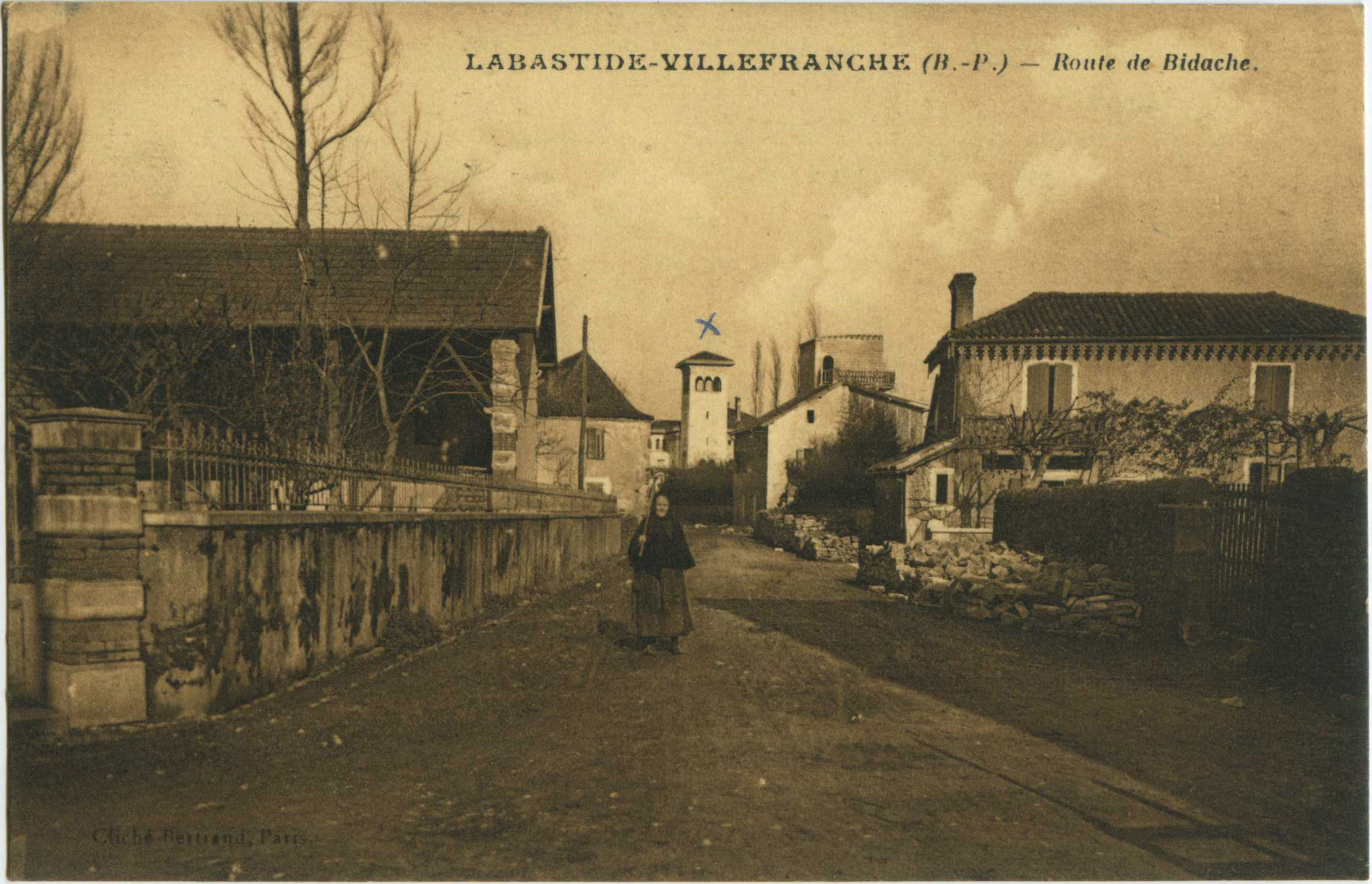 Labastide-Villefranche - Route de Bidache.