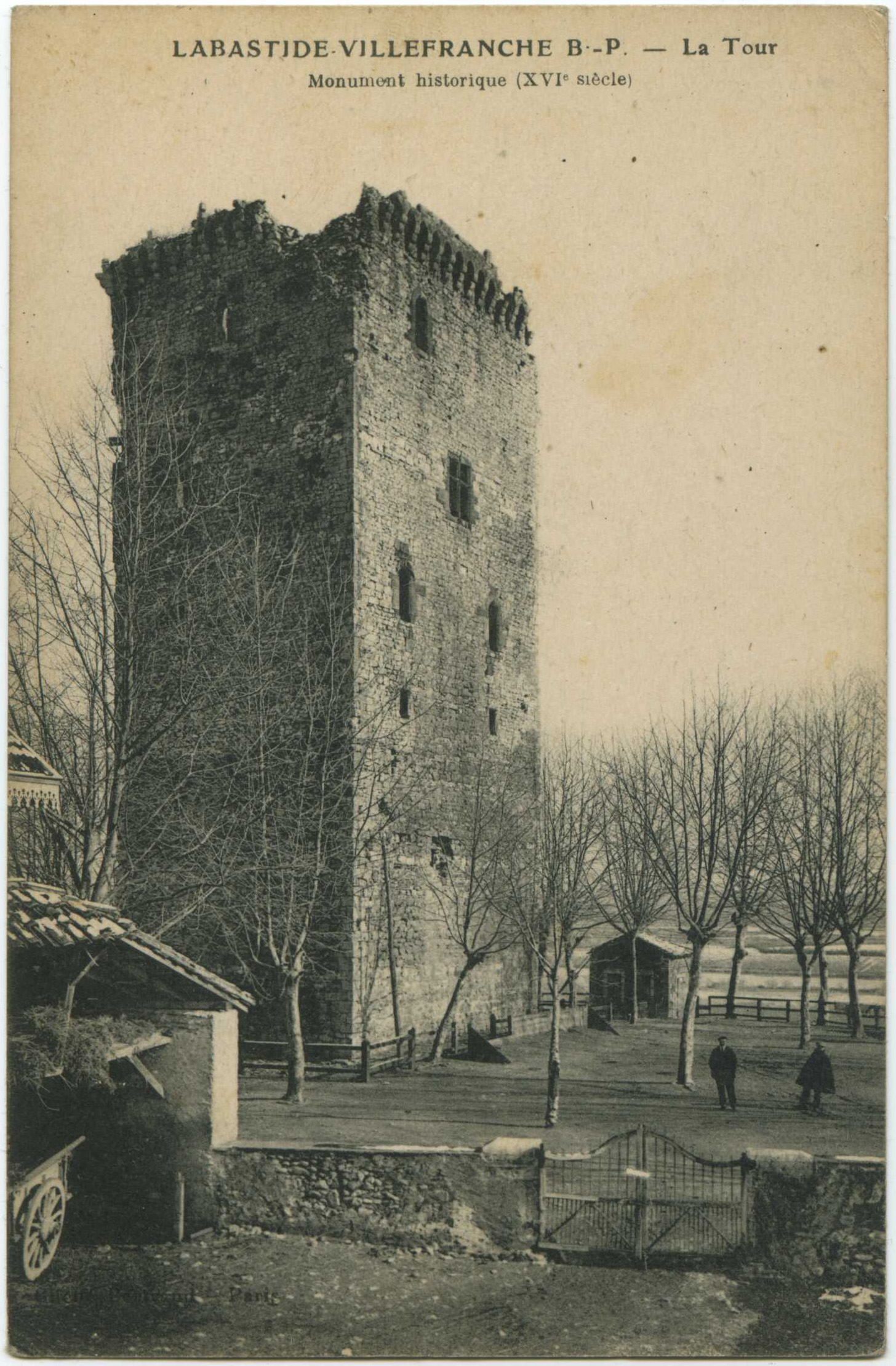 Labastide-Villefranche - La Tour - Monument historique (XVI<sup>e</sup> siècle)