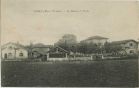 Carte postale ancienne - Léren - La Mairie et l'Ecole