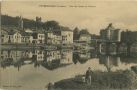 Carte postale ancienne - Peyrehorade - Vue des Quais et Château