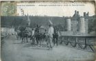 Carte postale ancienne - Peyrehorade - Attelages Landais sur le Pont de Peyrehorade