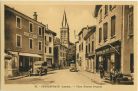 Carte postale ancienne - Peyrehorade - Place Nauton Truquez