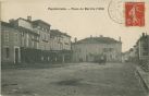 Carte postale ancienne - Peyrehorade - Place du Marché (1909)