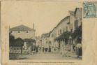 Carte postale ancienne - Peyrehorade - Passage à Niveau et Rue des Chapons