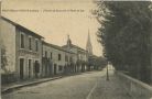 Carte postale ancienne - Pontonx-sur-l'Adour - L'Entrée du Bourg par la Route de Dax