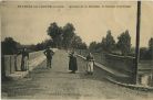 Carte postale ancienne - Pontonx-sur-l'Adour - Avenue de la Chalosse et Champ d'Aviation