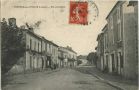 Carte postale ancienne - Pontonx-sur-l'Adour - Rue principale
