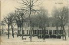 Carte postale ancienne - Pontonx-sur-l'Adour - Place de la Mairie