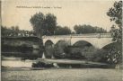 Carte postale ancienne - Pontonx-sur-l'Adour - Le Pont