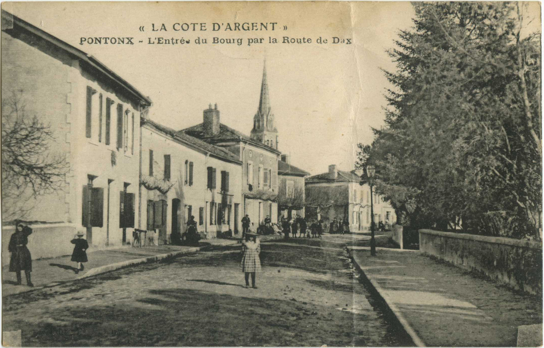 Pontonx-sur-l'Adour - L'Entrée du Bourg par la Route de Dax