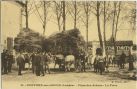 Carte postale ancienne - Pontonx-sur-l'Adour - Place des Arènes - La Foire