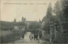 Carte postale ancienne - Saint-Laurent-de-Gosse - Sensin. - Vue sur le Bourg.