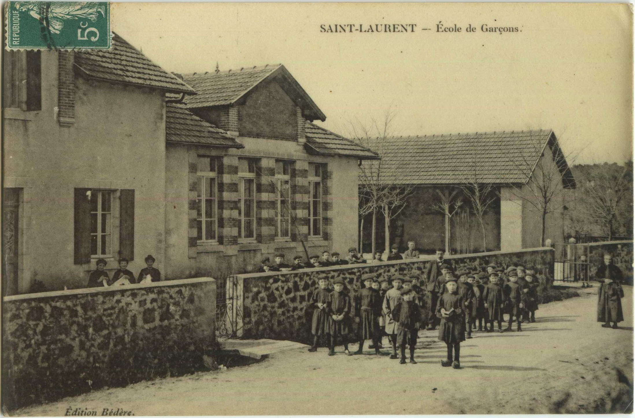 Saint-Laurent-de-Gosse - École de Garçons.