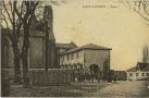 Carte postale ancienne - Saint-Laurent-de-Gosse - Église.