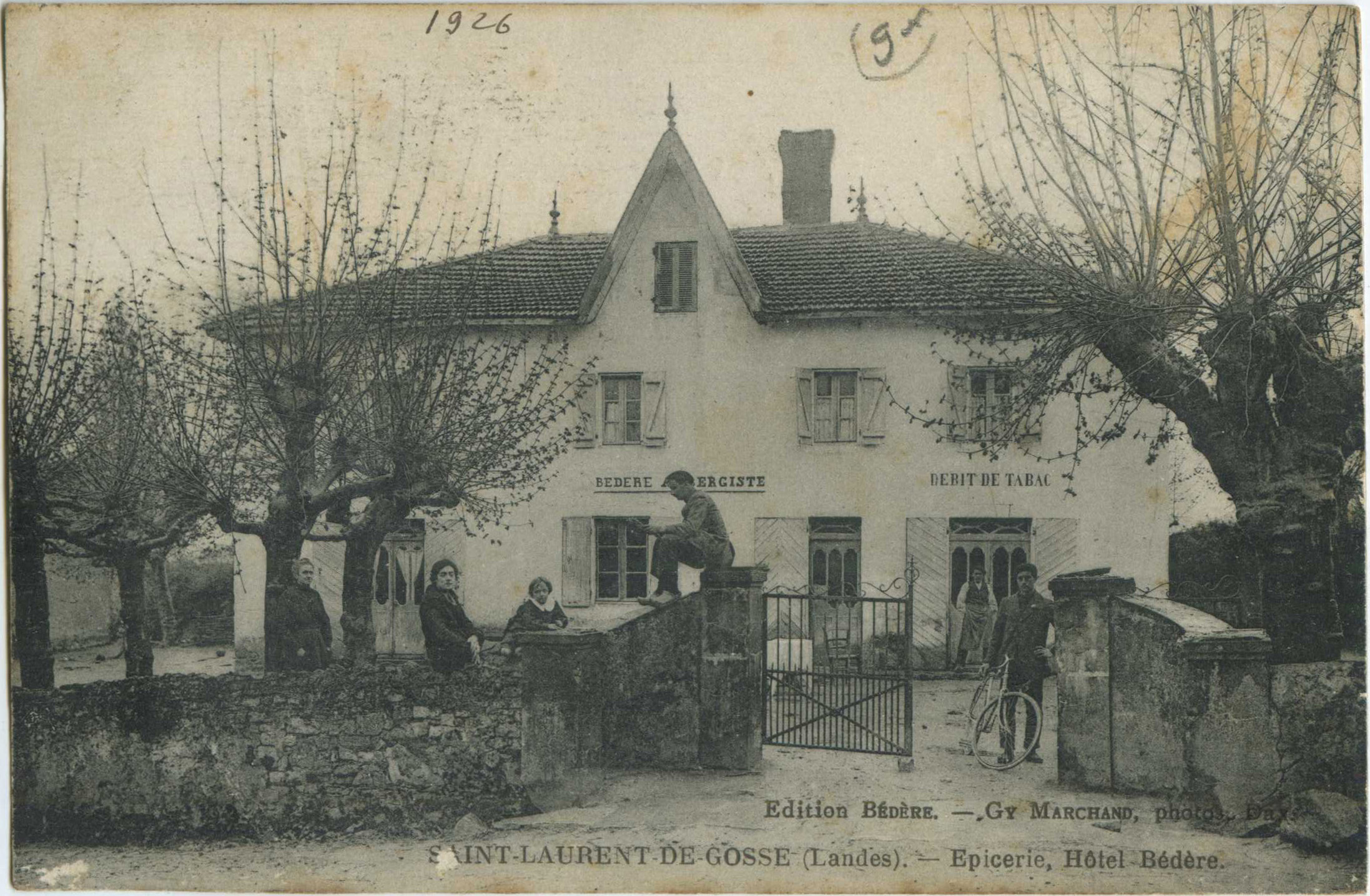 Saint-Laurent-de-Gosse - Epicerie, Hôtel Bédère