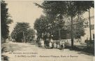 Carte postale ancienne - Saint-Paul-lès-Dax - Restaurant Plaisance, Route de Bayonne