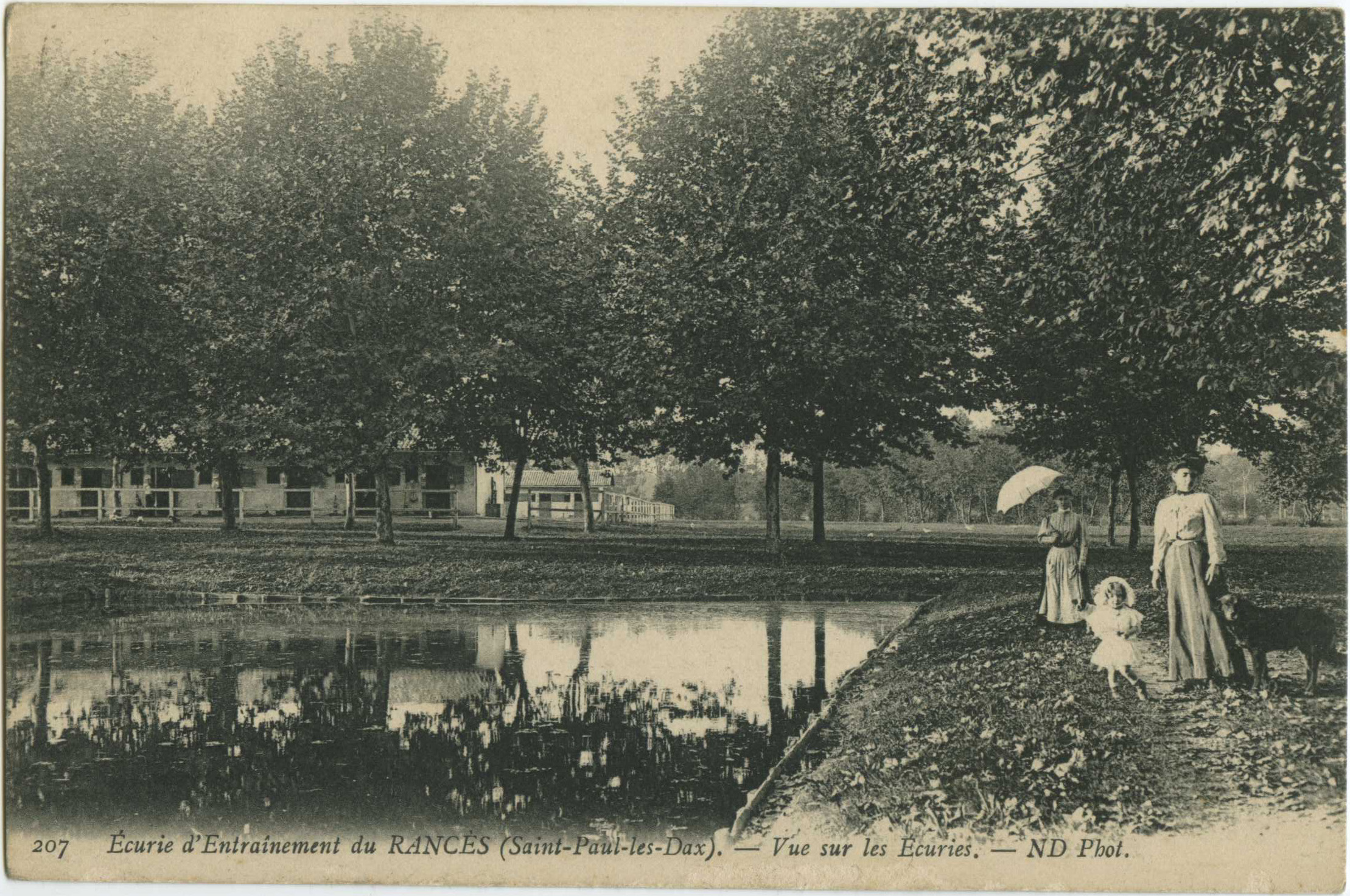 Saint-Paul-lès-Dax - Écurie d'Entraînement du RANCÈS - Vue sur les Écuries