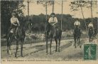 Carte postale ancienne - Saint-Paul-lès-Dax - Écurie d'Entraînement du RANCÈS - Groupe de Poulains de 18 mois