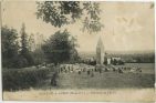 Carte postale ancienne - Saint-Pé-de-Léren - Panorama de l'Eglise