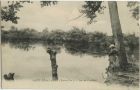 Carte postale ancienne - Saint-Pé-de-Léren - Lac du Pouchioü Carte postale ancienne - Saint-Pé-de-Léren - Lac du Pouchioü
