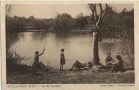 Carte postale ancienne - Saint-Pé-de-Léren - Lac de Pouchioü Carte postale ancienne - Saint-Pé-de-Léren - Lac de Pouchioü