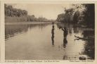 Carte postale ancienne - Saint-Pé-de-Léren - Le Gave d'Oléron - Les Rives du Gave