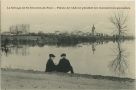 Carte postale ancienne - Saint-Vincent-de-Paul - Le Village de St-Vincent-de-Paul - Plaine de l'Adour pendant les inondations annuelles