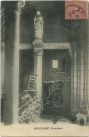 Carte postale ancienne - Saint-Vincent-de-Paul - Buglose [porte du sanctuaire brisée le 2 mars 1906]