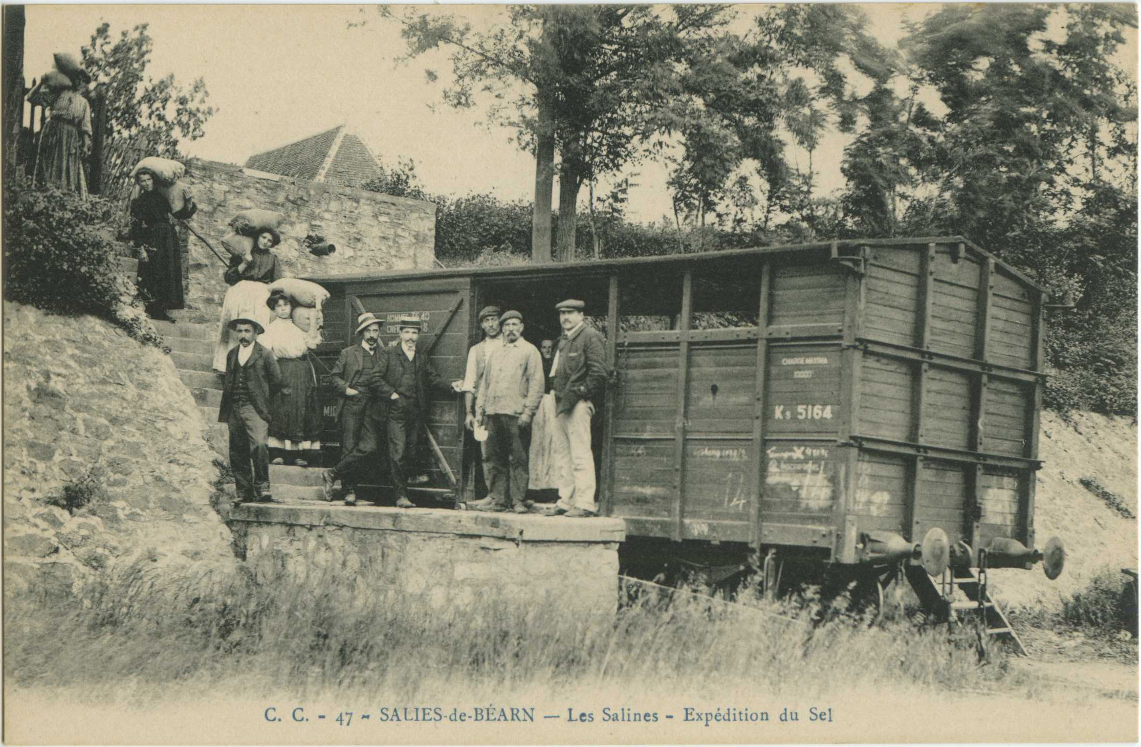 Salies-de-Béarn - Les Salines - Expédition du Sel