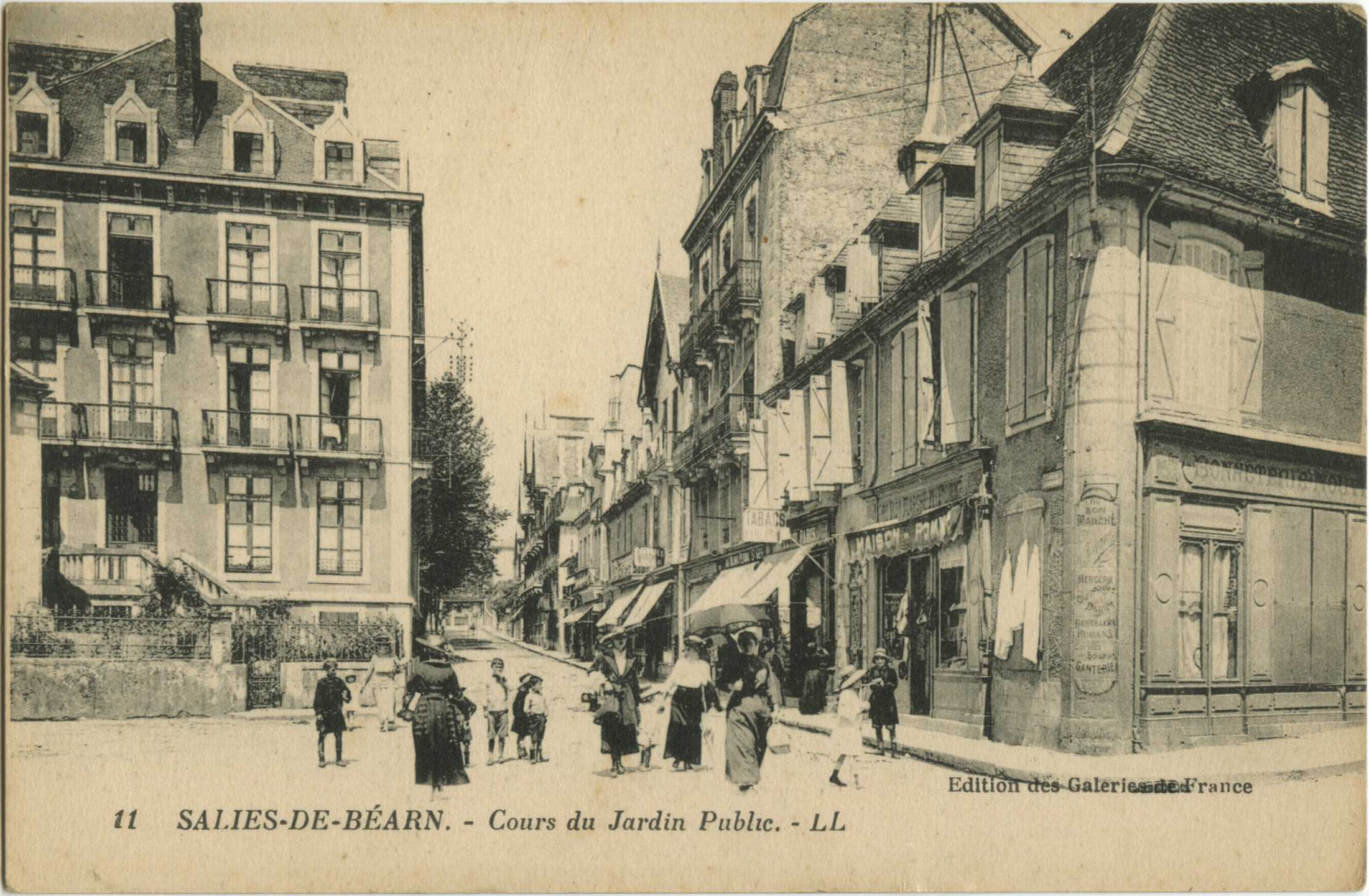 Salies-de-Béarn - Cours du Jardin Public. 