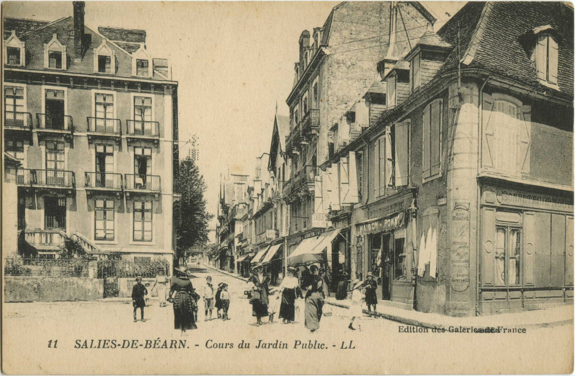 Salies-de-Béarn - Cours du Jardin Public.