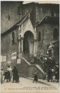 Carte postale ancienne - Salies-de-Béarn - Entrée de l'Eglise St-Vincent