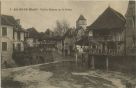 Carte postale ancienne - Salies-de-Béarn - Vieilles Maisons sur le Saleys Carte postale ancienne - Salies-de-Béarn - Vieilles Maisons sur le Saleys