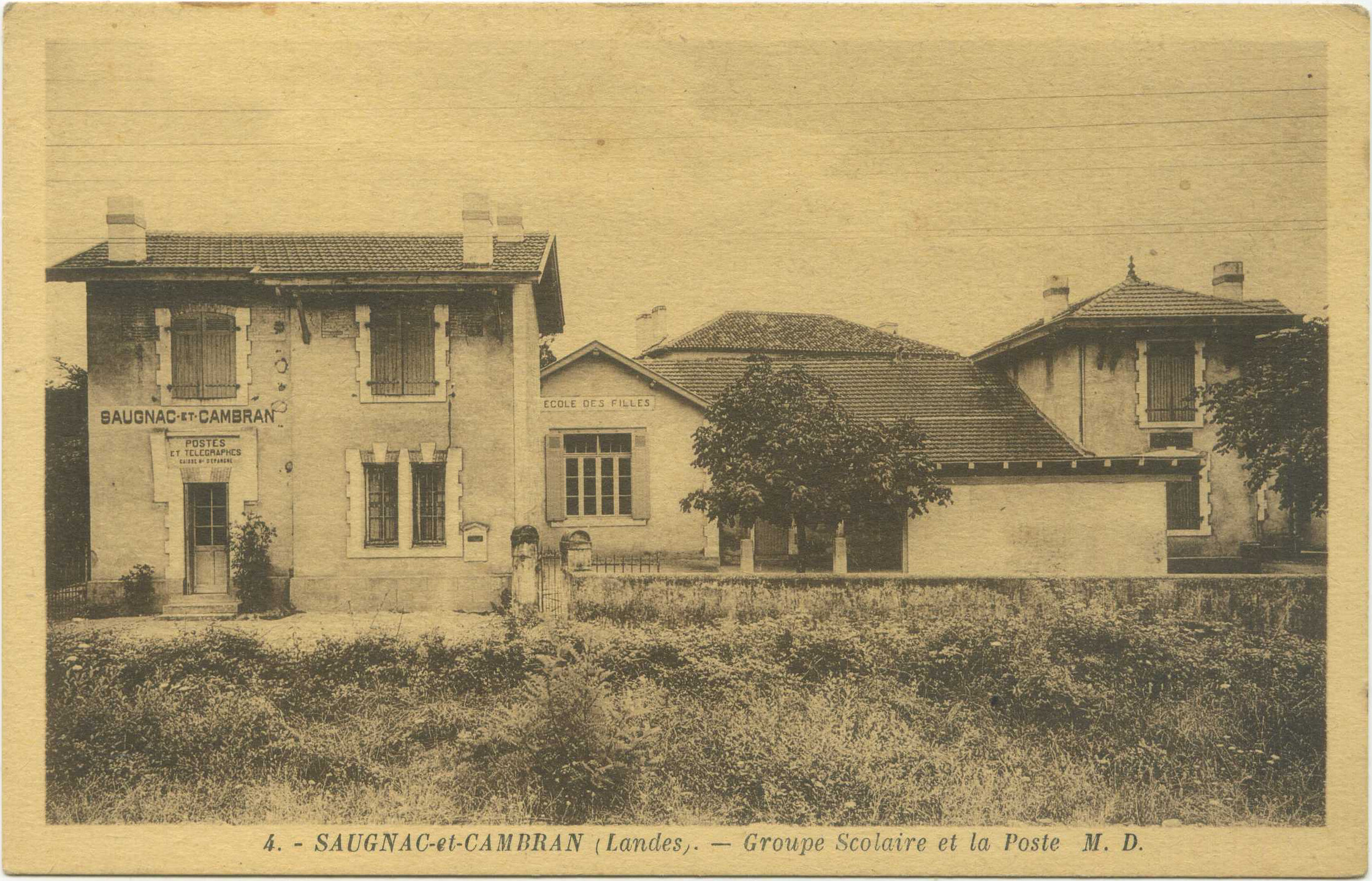 Saugnac-et-Cambran - Groupe Scolaire et la Poste