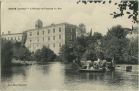 Carte postale ancienne - Sorde-l'Abbaye - L'Abbaye et Passage du Bac