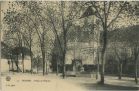 Carte postale ancienne - Sorde-l'Abbaye - Place de l'Église