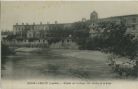 Carte postale ancienne - Sorde-l'Abbaye - Ruines de l'Abbaye (XI<sup>e</sup> siècle) et le Gave