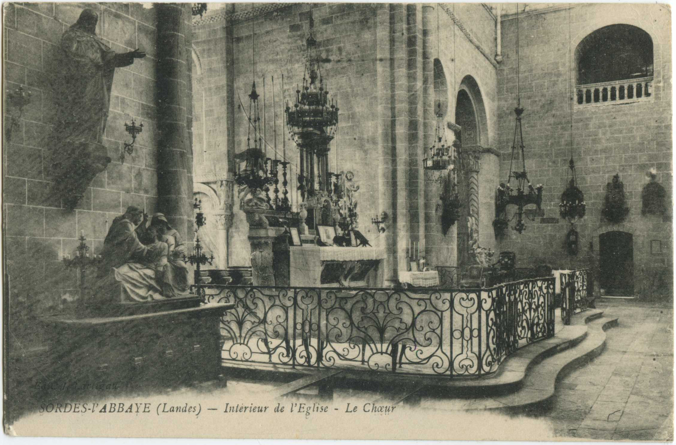 Sorde-l'Abbaye - Intérieur de l'Eglise - Le Choeur