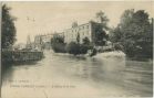 Carte postale ancienne - Sorde-l'Abbaye - L'Abbaye et le Gave Carte postale ancienne - Sorde-l'Abbaye - L'Abbaye et le Gave