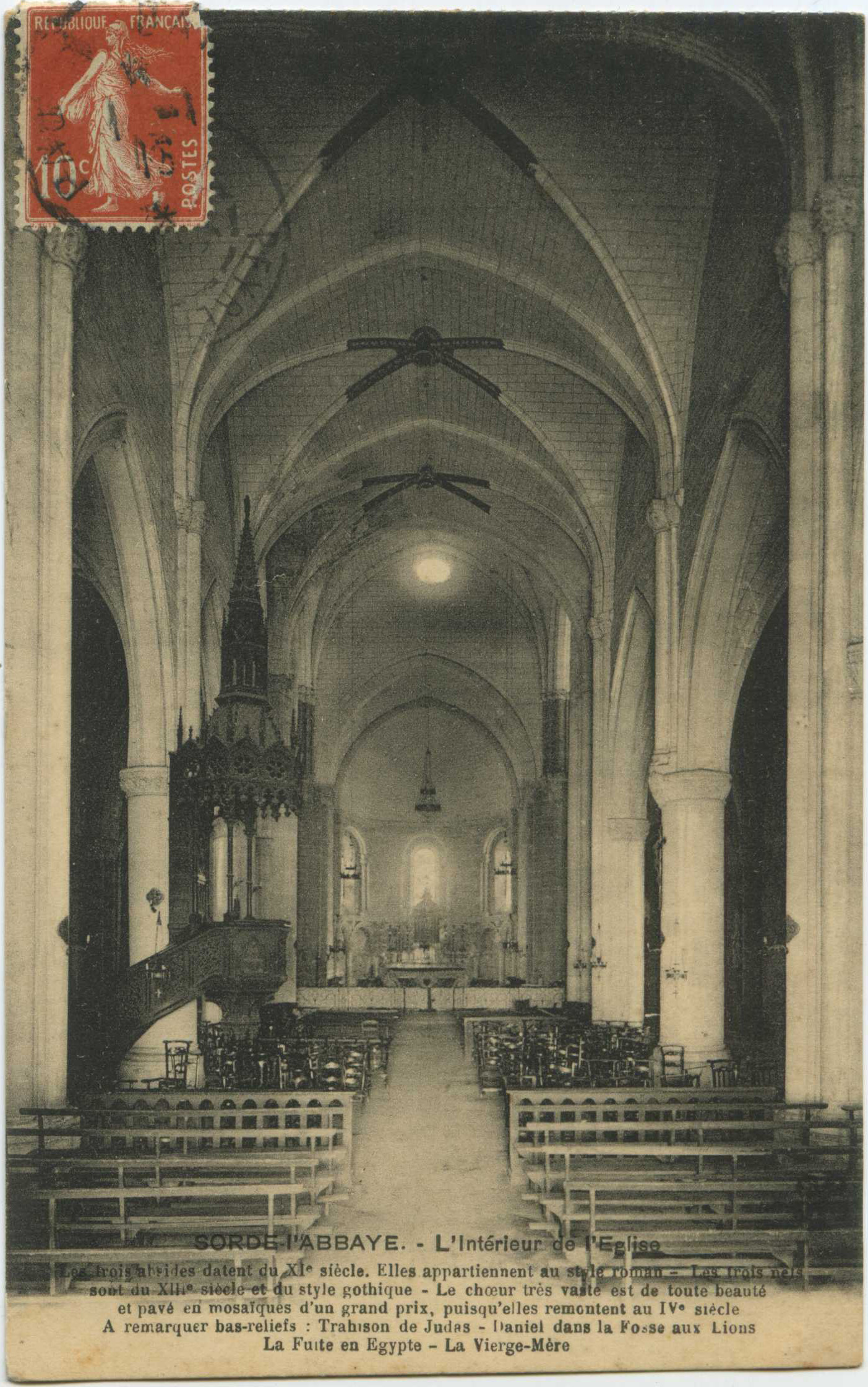 Sorde-l'Abbaye - L'Intérieur de l'Eglise